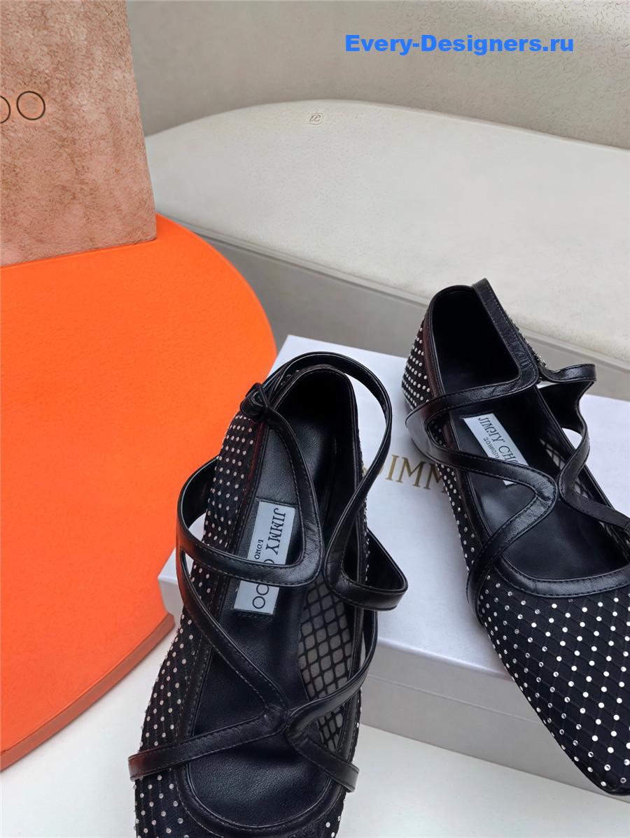 J1m*y Ch00 astoria ballet flats black