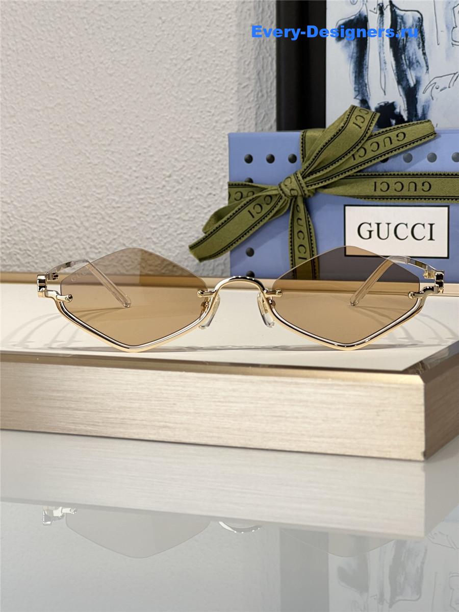 Gvc*1 brown gg upside down sunglasses