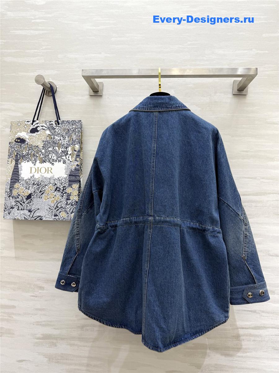 D10r blue denim lapel jacket