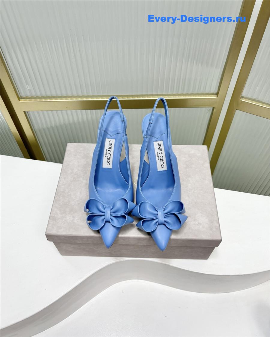 J1m*y Ch00 staz bow-embellished pumps blue