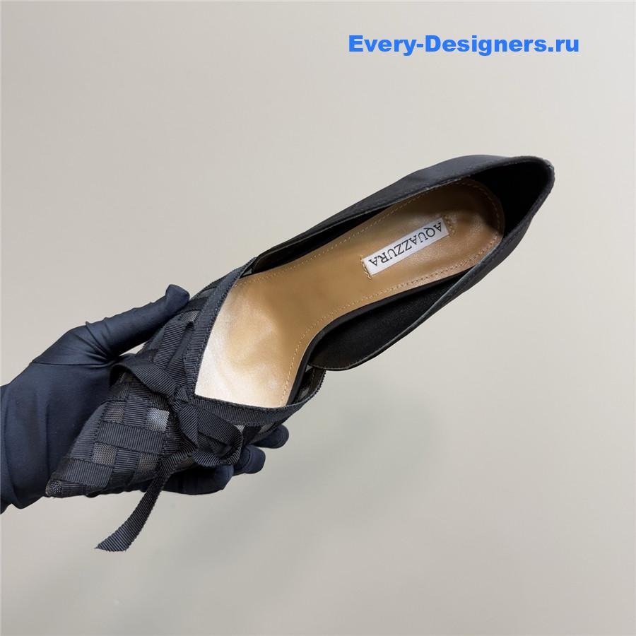 Aquazzura 100mm Romance Pumps Black