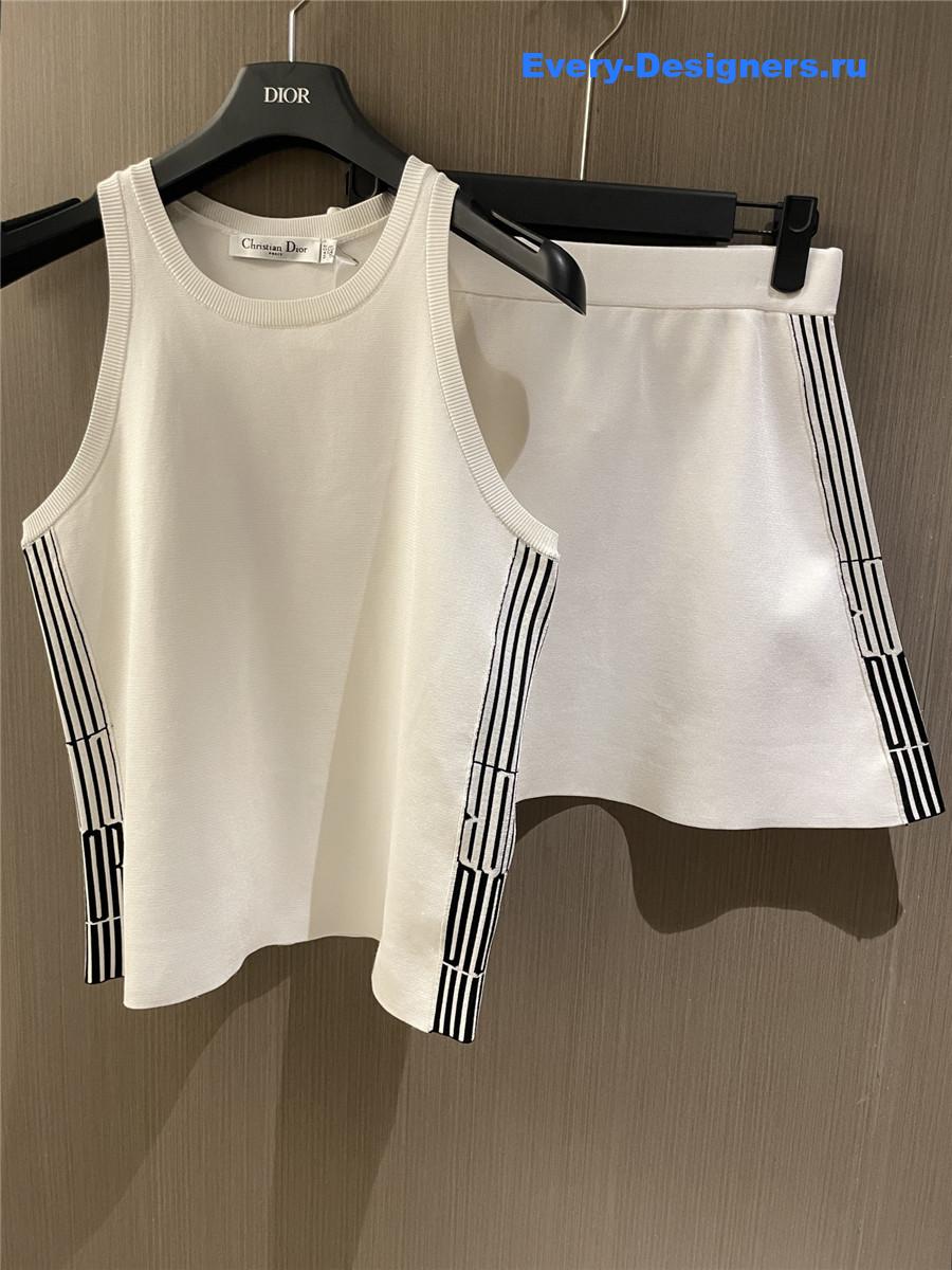 D10r cd rib crop skirt