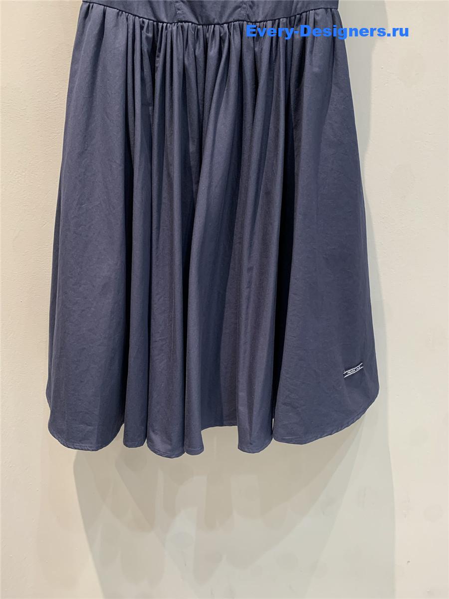 Pra*a navy canvas dress