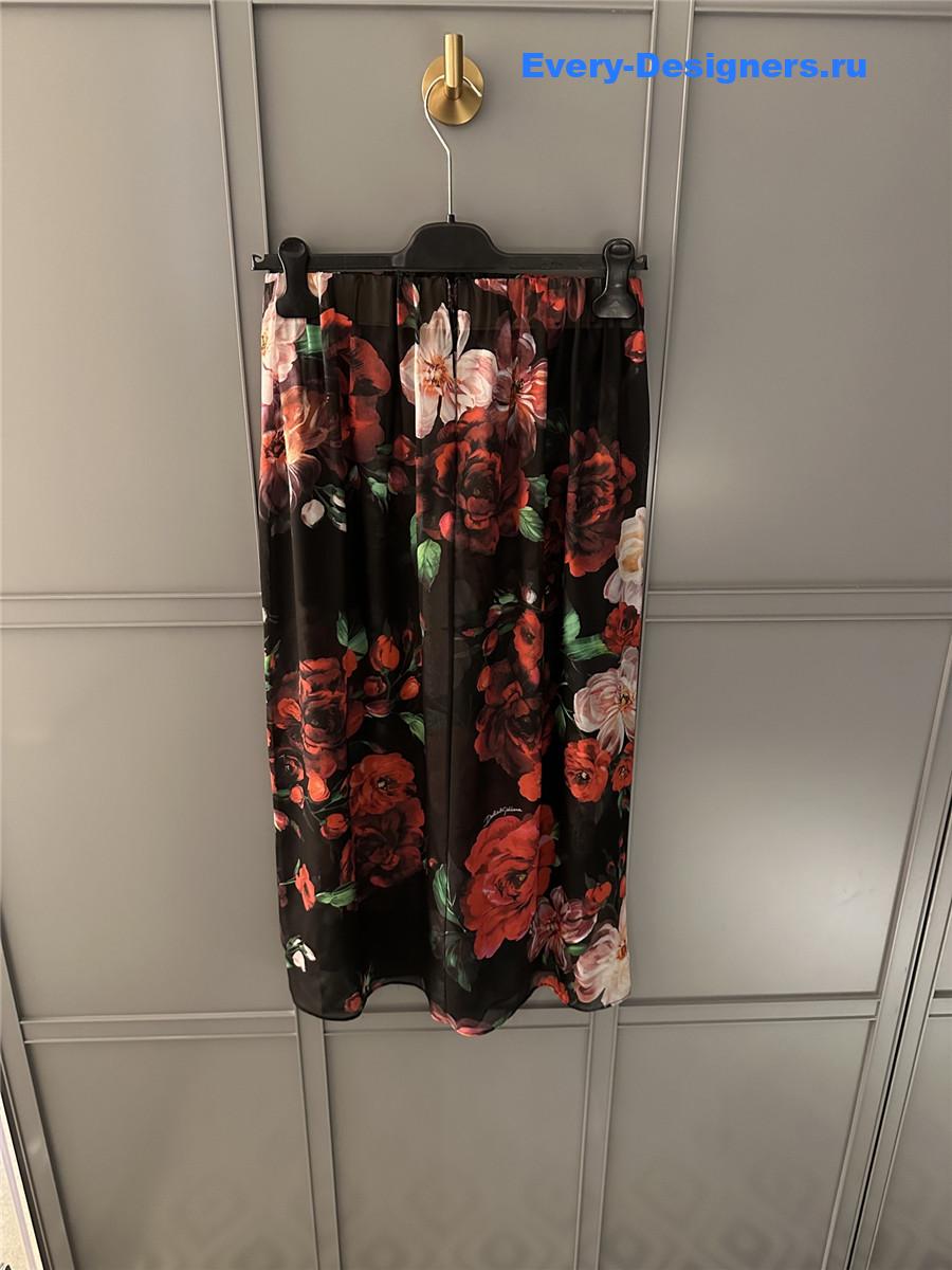 Dolce & Gabbana Rose Skirt