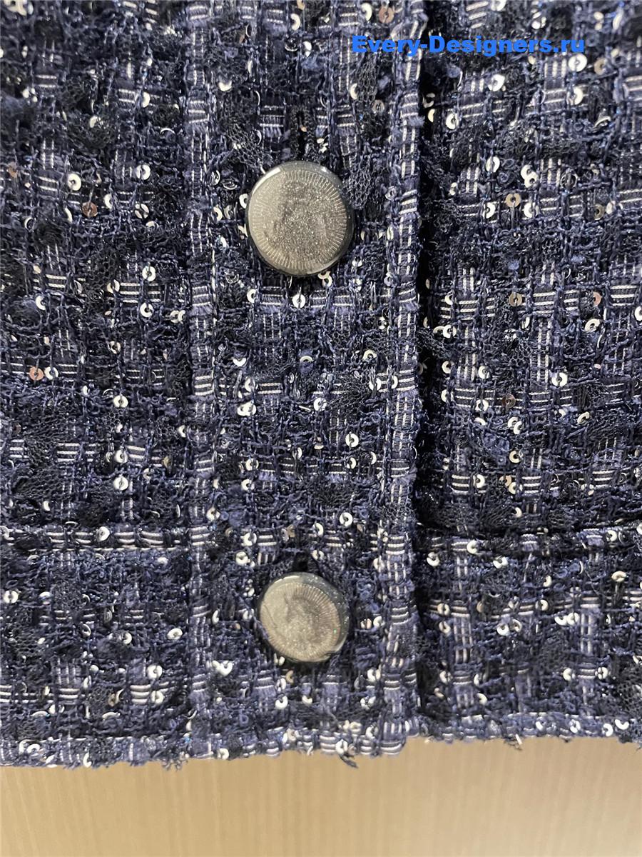 Ch**el blue check vest