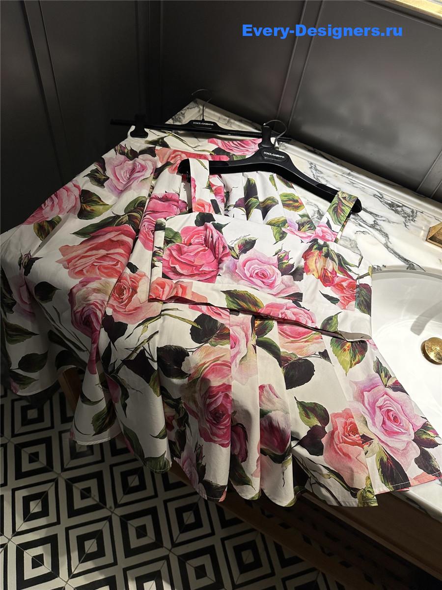 Dolce & Gabbana Floral Circle Skirt