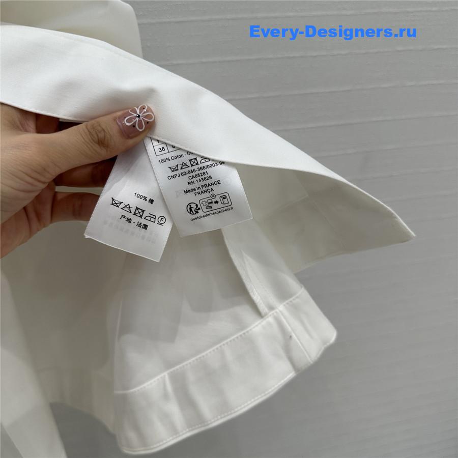 D10r white belted skirt