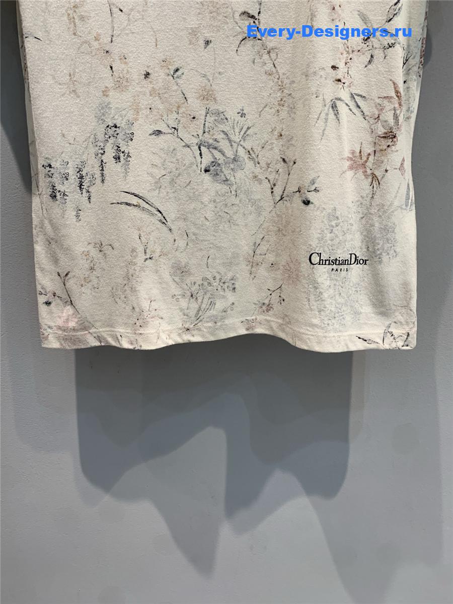 D10r embroidered millefiori t-shirt