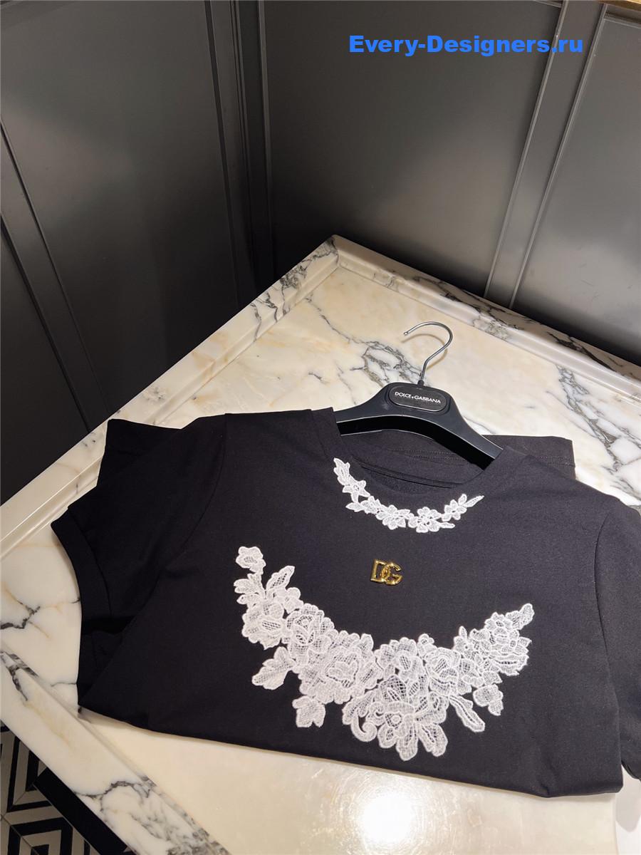 Dolce & Gabbana DG Logo T-Shirt  Black
