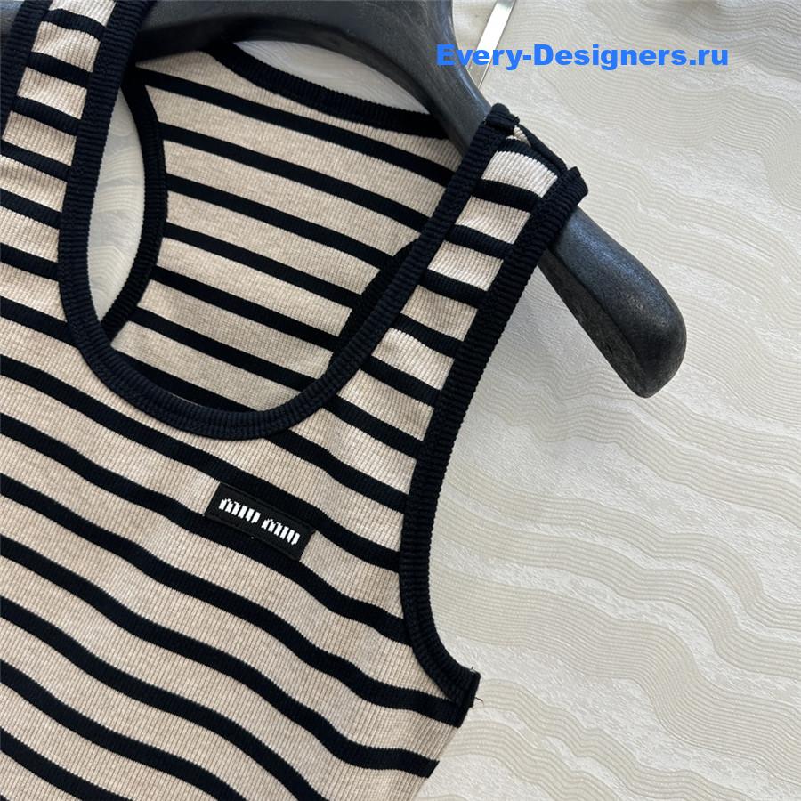 Miu Miu Women’s Black Tank Top