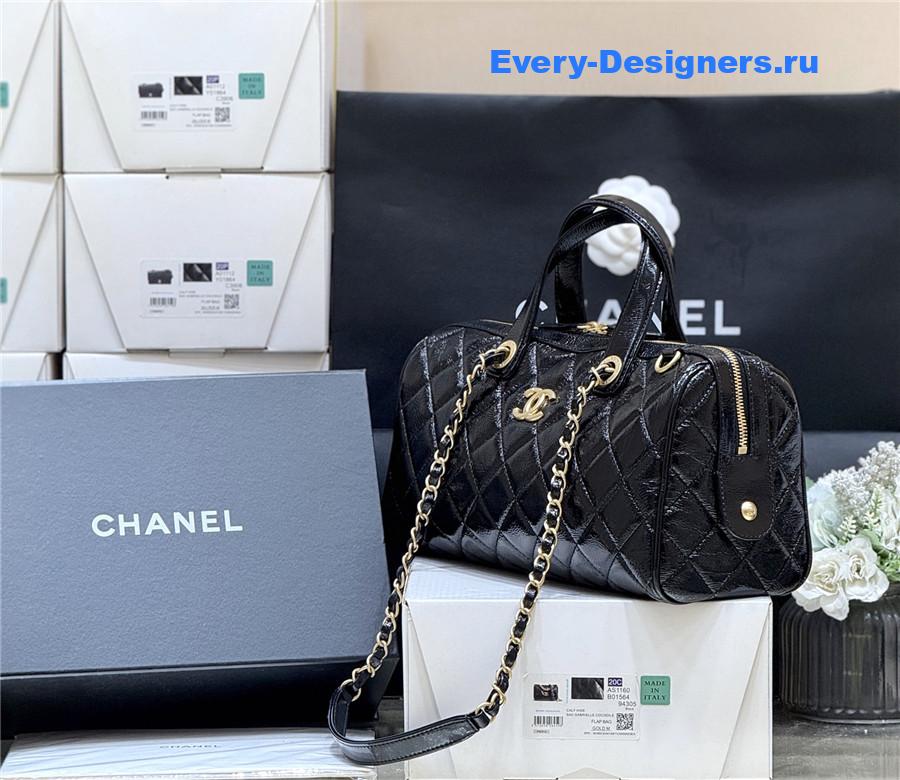 Ch**el large black bowling bag