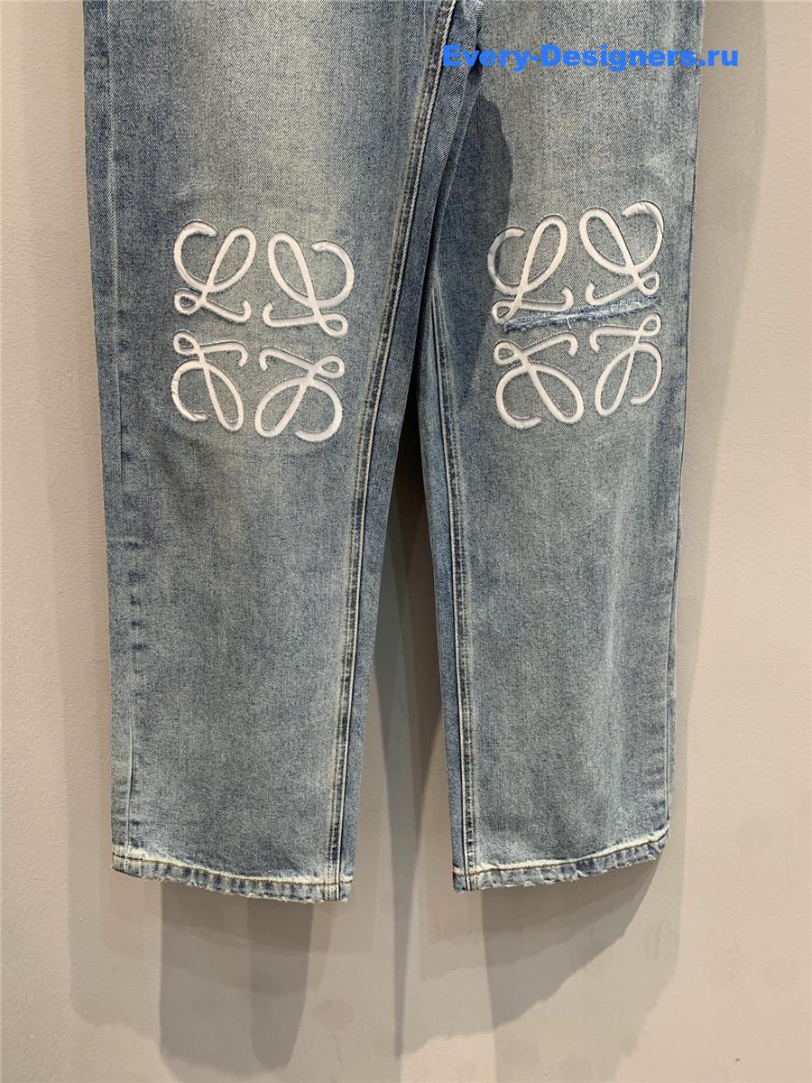 L0ew* anagram cropped jeans