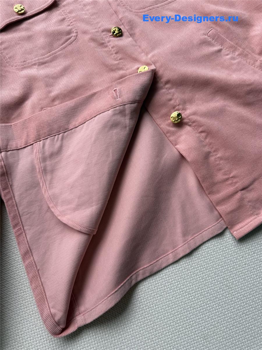 Ce1i*e pink corduroy jacket