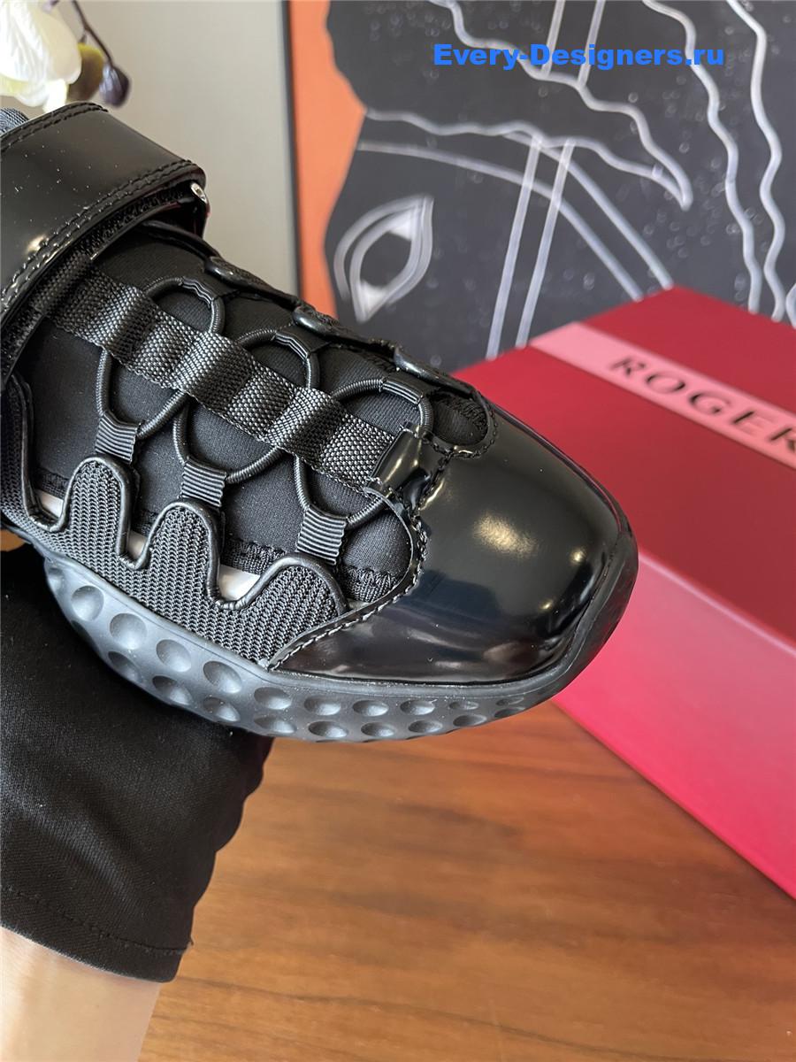 roger u1u1er viv’ black run light sneakers