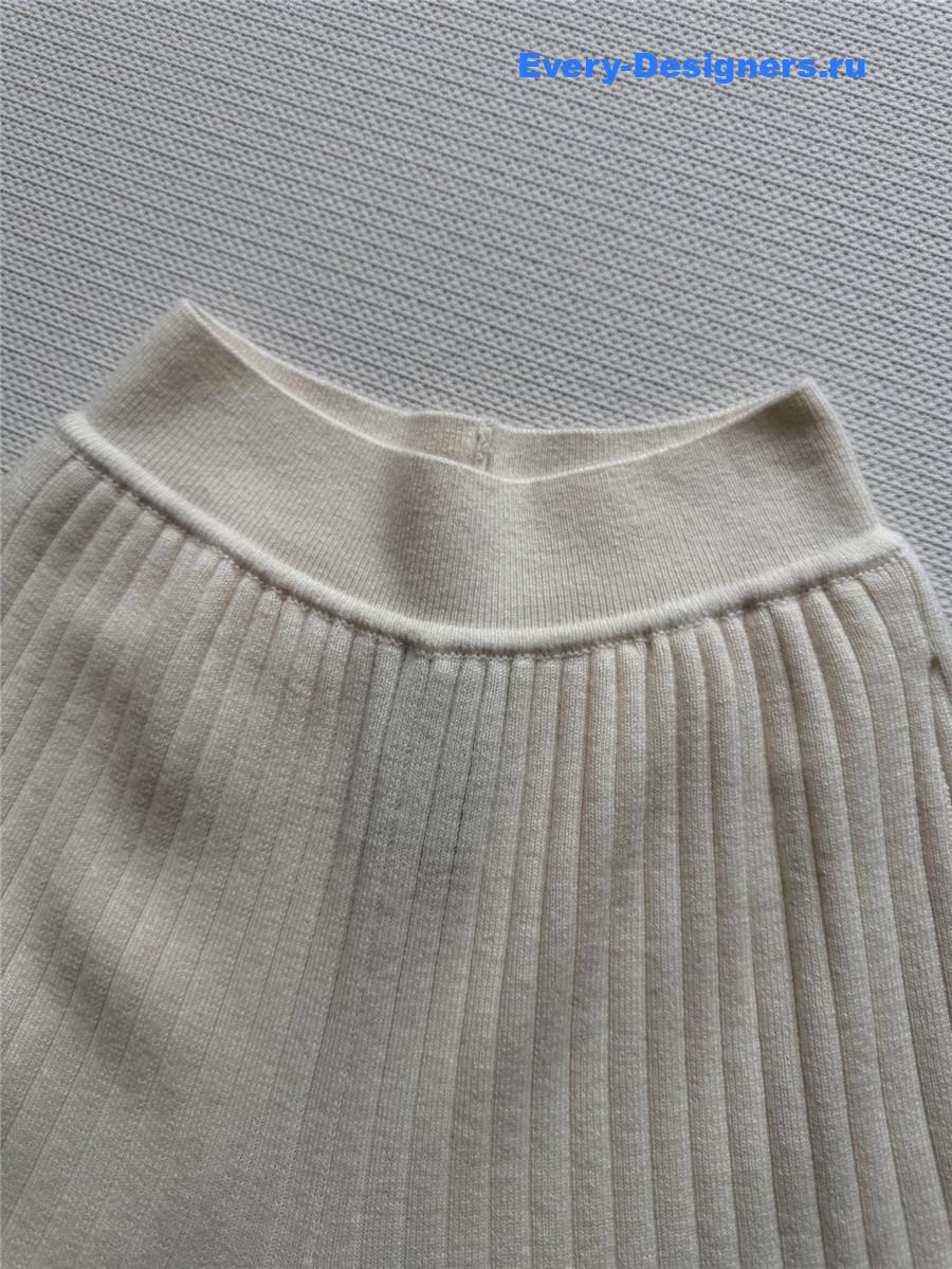 L0r0 P1ana beige cashmere wide-leg pants