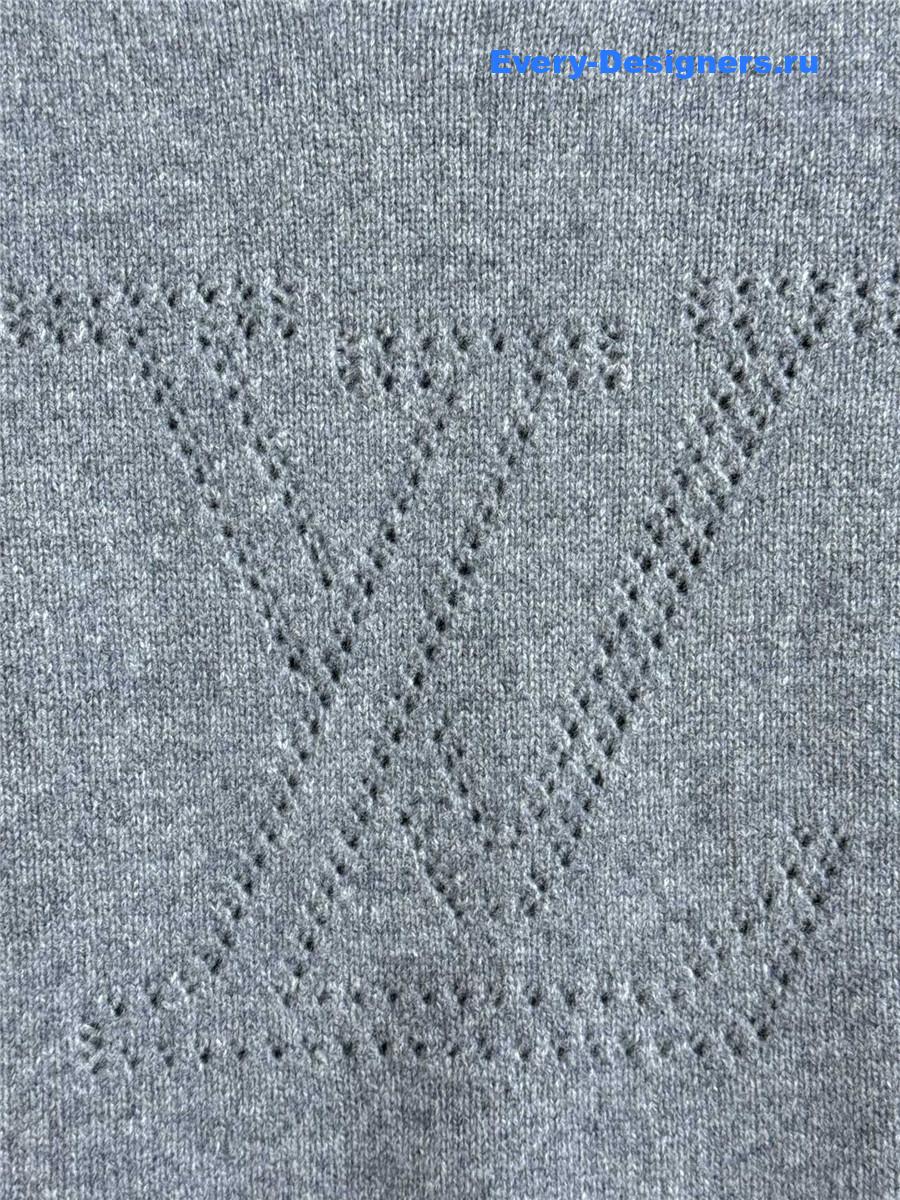 l0vis Vvtt0n grey embroidered signature pullover