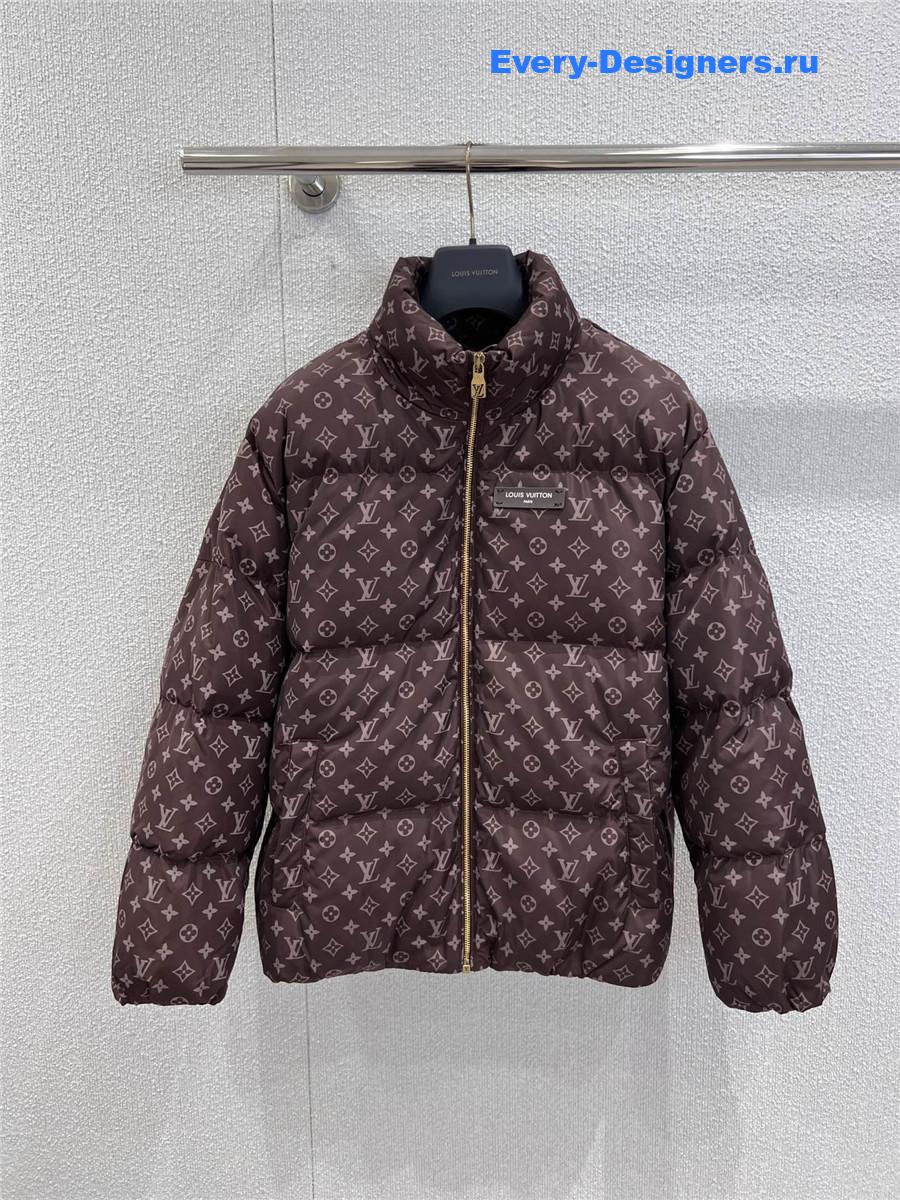 l0vis Vvtt0n monogram print down jacket
