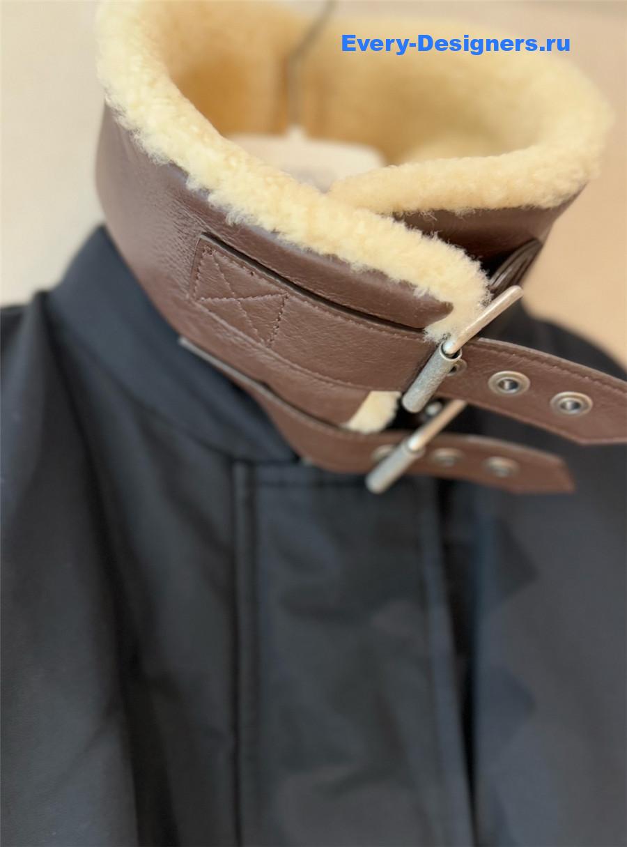 L0ew* shearling-trimmed vest