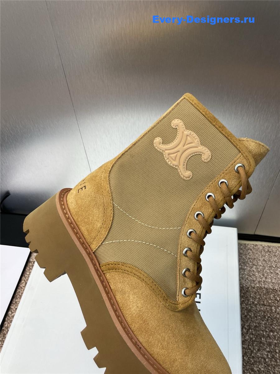 Ce1i*e brown bulky laced up boot