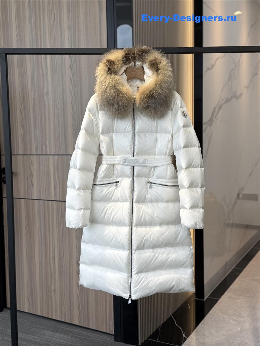 Moncler Boedic White Down Jacket