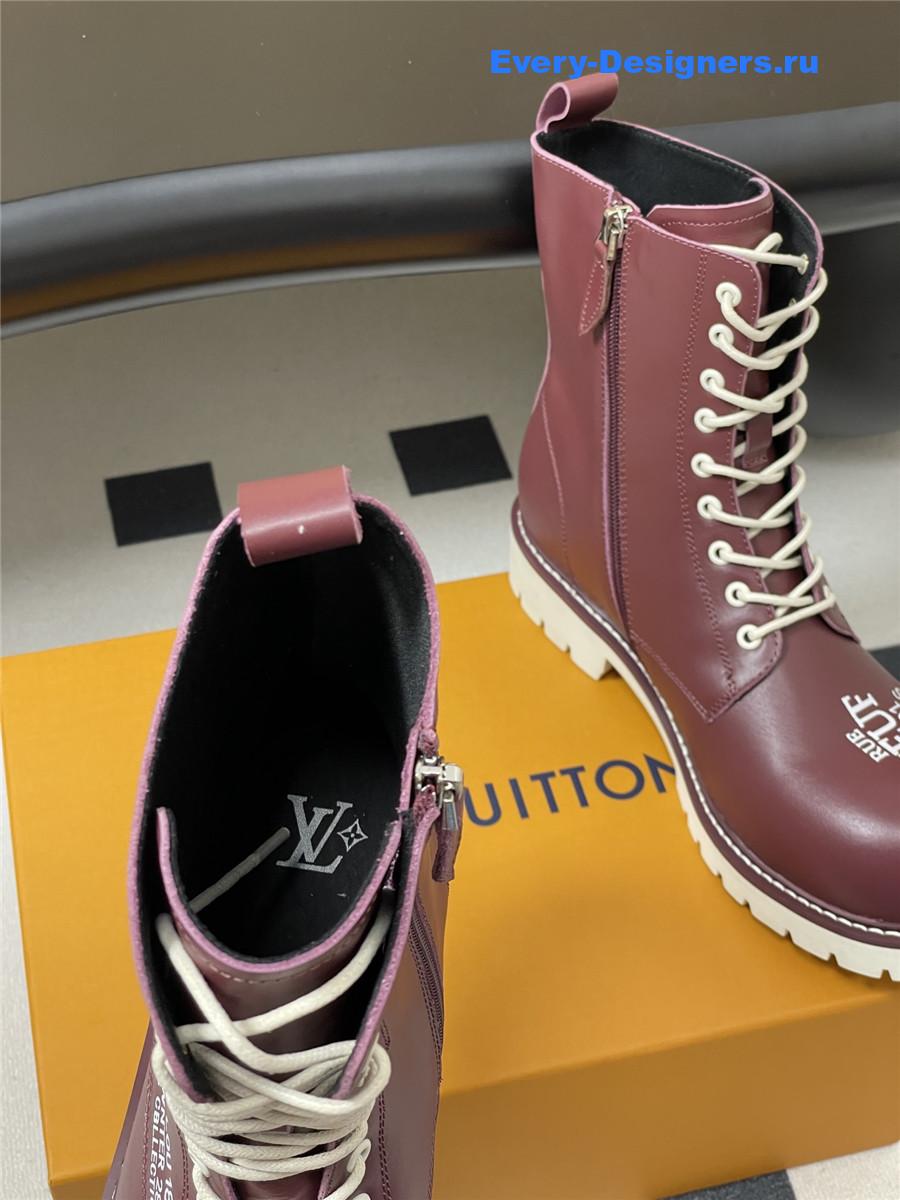 l0vis Vvtt0n side zipper platform martin boots