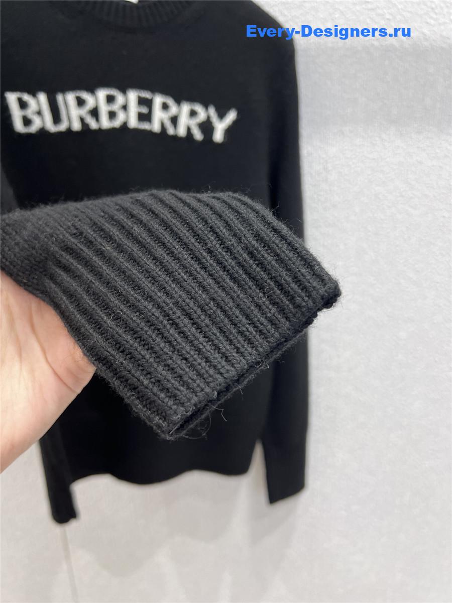 Bv*b*rry black equestrian knight sweater