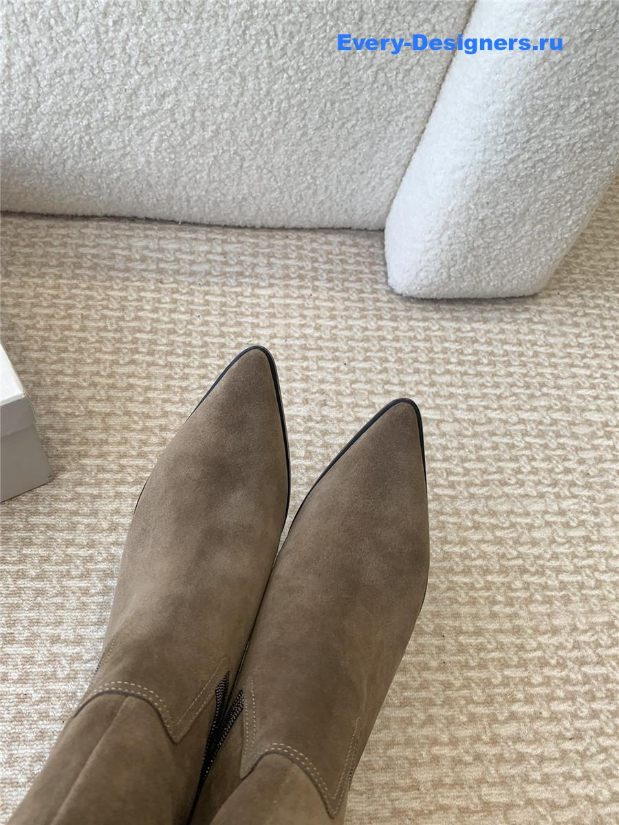 BC Brown Suede Western Cowboy Boots