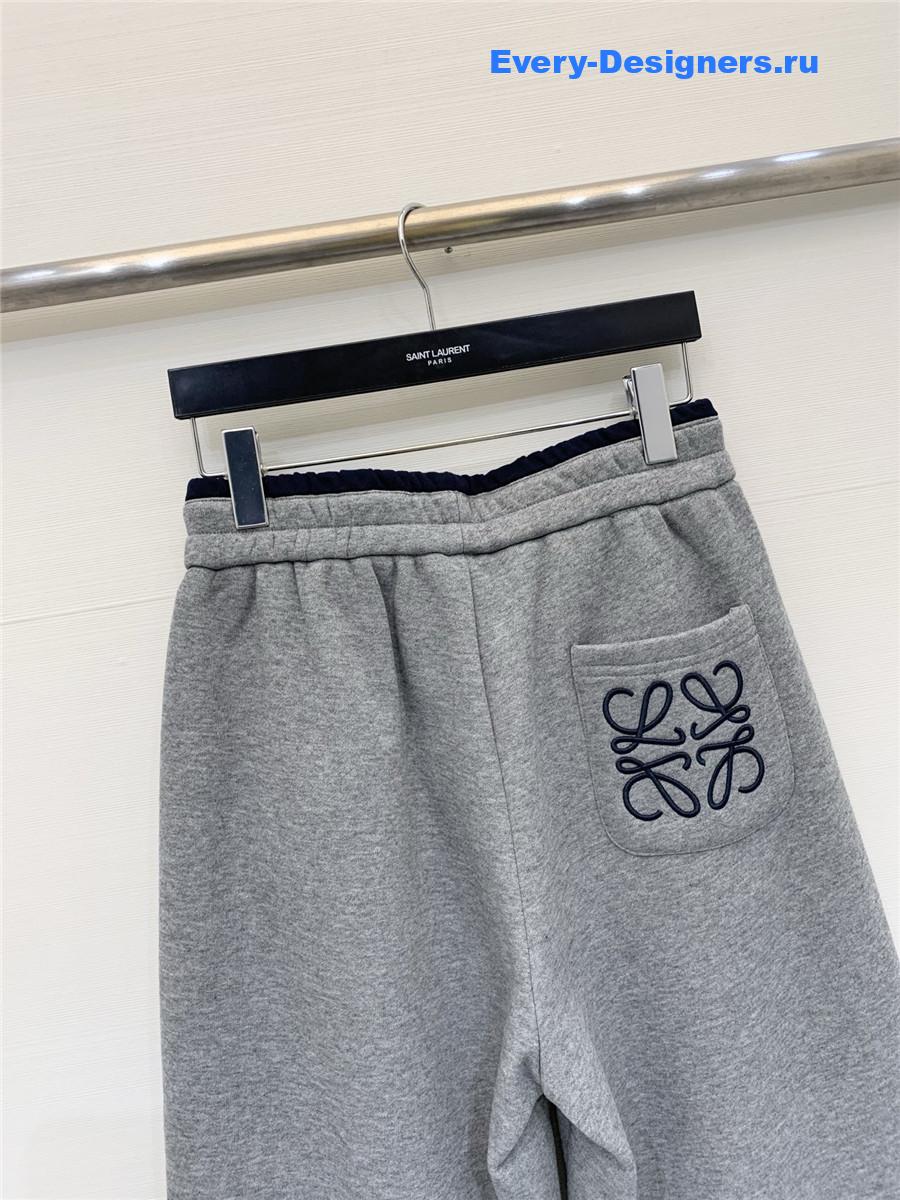L0ew* anagram grey cotton jogging pants